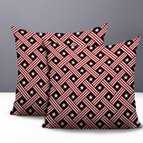Star Stripe 2 Sets Indoor/Outdoor Reversible Square Pillow
