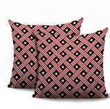 Star Stripe 2 Sets Indoor/Outdoor Reversible Square Pillow
