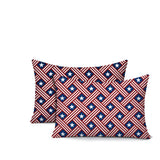 Star Stripe 2 Sets Indoor/Outdoor Reversible Rectangular Pillow