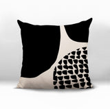 Stea Abstract Reversible Indoor/Outdoor Square Pillow
