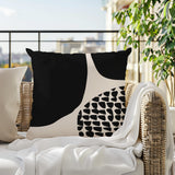 Stea Abstract Reversible Indoor/Outdoor Square Pillow