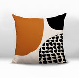 Stea Abstract Reversible Indoor/Outdoor Square Pillow