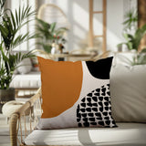 Stea Abstract Reversible Indoor/Outdoor Square Pillow