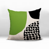 Stea Abstract Reversible Indoor/Outdoor Square Pillow