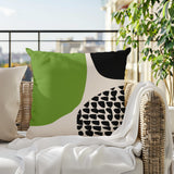 Stea Abstract Reversible Indoor/Outdoor Square Pillow