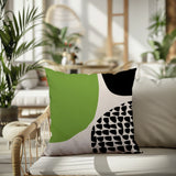 Stea Abstract Reversible Indoor/Outdoor Square Pillow