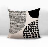 Stea Abstract Reversible Indoor/Outdoor Square Pillow