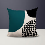 Stea Abstract Reversible Indoor/Outdoor Square Pillow