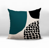 Stea Abstract Reversible Indoor/Outdoor Square Pillow