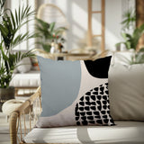 Stea Abstract Reversible Indoor/Outdoor Square Pillow