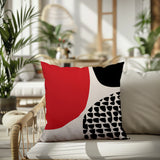 Stea Abstract Reversible Indoor/Outdoor Square Pillow