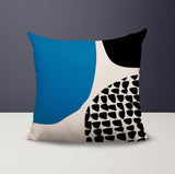 Stea Abstract Reversible Indoor/Outdoor Square Pillow