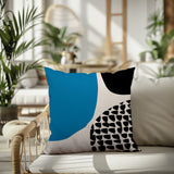 Stea Abstract Reversible Indoor/Outdoor Square Pillow