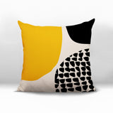 Stea Abstract Reversible Indoor/Outdoor Square Pillow