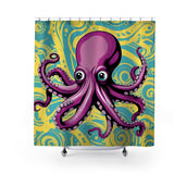 Stich Shower Curtain in Multicolor