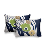 Stivo Floral Reversible Indoor/Outdoor Rectangular Pillow