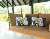 Stivo Floral Reversible Indoor/Outdoor Rectangular Pillow