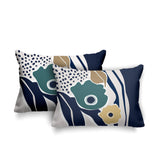 Stivo Floral Reversible Indoor/Outdoor Rectangular Pillow