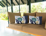 Stivo Floral Reversible Indoor/Outdoor Rectangular Pillow