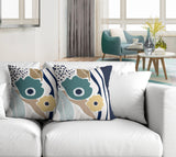 Stivo Floral Reversible Indoor/Outdoor Square Pillow