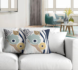 Stivo Floral Reversible Indoor/Outdoor Square Pillow