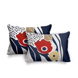 Stivo Floral Reversible Indoor/Outdoor Rectangular Pillow