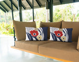 Stivo Floral Reversible Indoor/Outdoor Rectangular Pillow