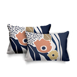 Stivo Floral Reversible Indoor/Outdoor Rectangular Pillow
