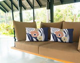 Stivo Floral Reversible Indoor/Outdoor Rectangular Pillow