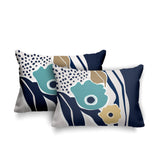 Stivo Floral Reversible Indoor/Outdoor Rectangular Pillow