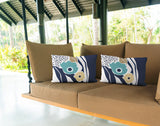 Stivo Floral Reversible Indoor/Outdoor Rectangular Pillow