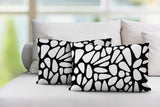 Stone Abstract Reversible Indoor/Outdoor Rectangular Pillow