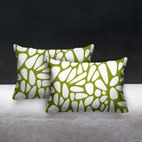 Stone Abstract Reversible Indoor/Outdoor Rectangular Pillow