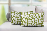 Stone Abstract Reversible Indoor/Outdoor Rectangular Pillow