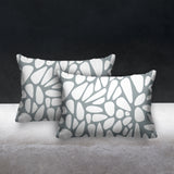 Stone Abstract Reversible Indoor/Outdoor Rectangular Pillow