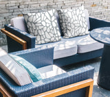 Stone Abstract Reversible Indoor/Outdoor Square Pillow