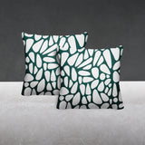Stone Abstract Reversible Indoor/Outdoor Square Pillow