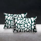 Stone Abstract Reversible Indoor/Outdoor Rectangular Pillow