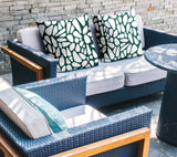 Stone Abstract Reversible Indoor/Outdoor Square Pillow