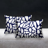 Stone Abstract Reversible Indoor/Outdoor Rectangular Pillow