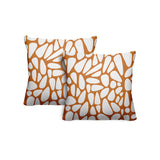 Stone Abstract Reversible Indoor/Outdoor Square Pillow