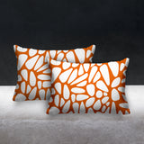 Stone Abstract Reversible Indoor/Outdoor Rectangular Pillow