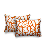 Stone Abstract Reversible Indoor/Outdoor Rectangular Pillow
