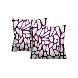 Stone Abstract Reversible Indoor/Outdoor Square Pillow