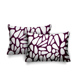 Stone Abstract Reversible Indoor/Outdoor Rectangular Pillow