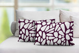 Stone Abstract Reversible Indoor/Outdoor Rectangular Pillow