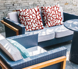 Stone Abstract Reversible Indoor/Outdoor Square Pillow