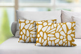Stone Abstract Reversible Indoor/Outdoor Rectangular Pillow