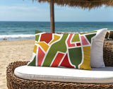 Thornfield Wine Bottle Lumbar Indoor/Outdoor Throw Pillow