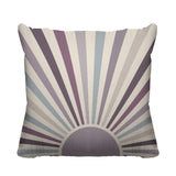 Sunburst Abstract Reversible Indoor/Outdoor Square Pillow